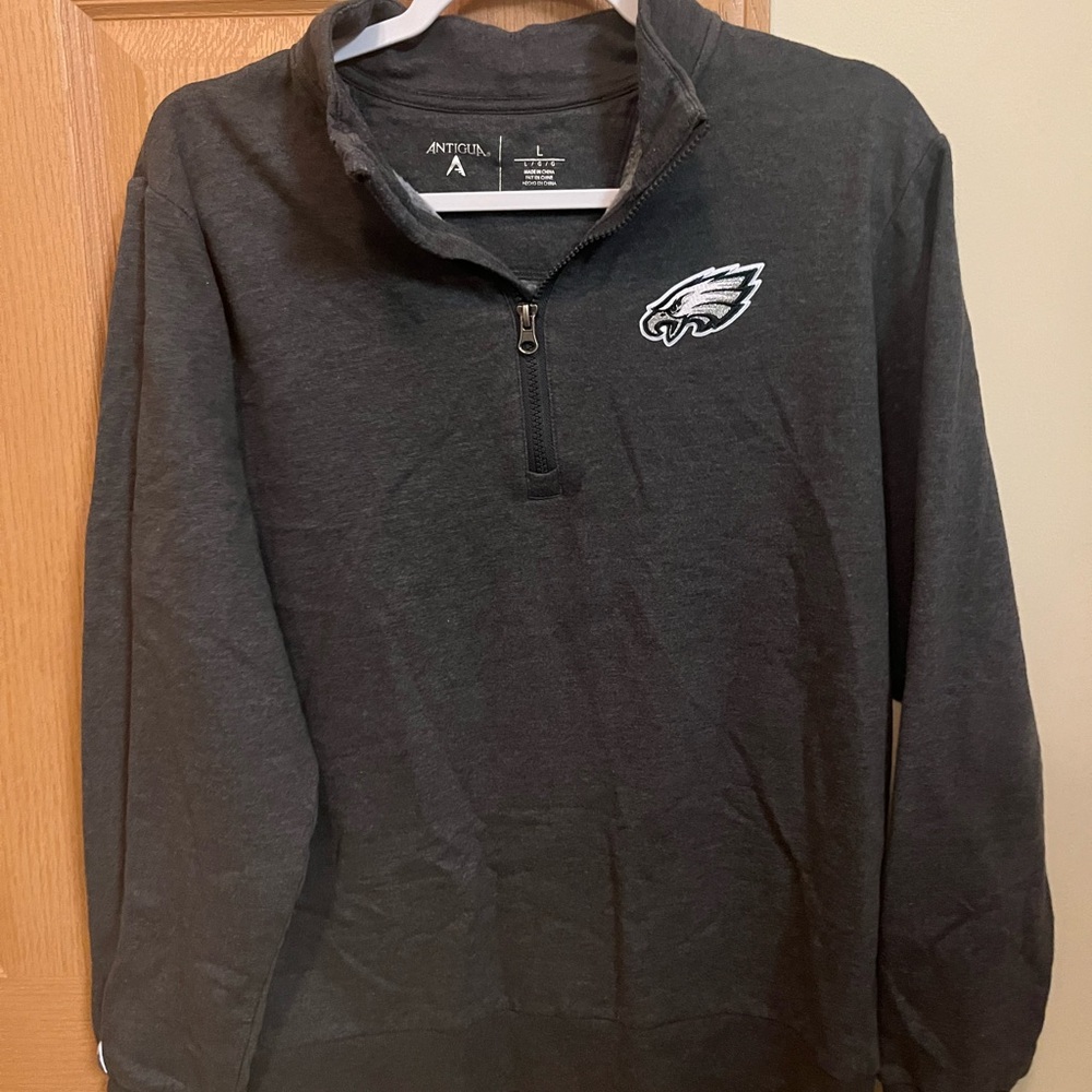 Eagles Gray Quarter-Zip